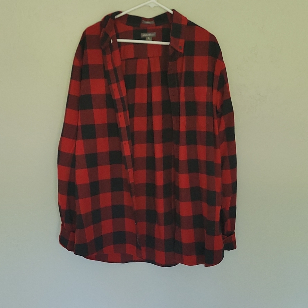 Tall XL Eddie Bauer checkered long sleeve